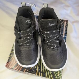 Sporto Kids Black Sneakers